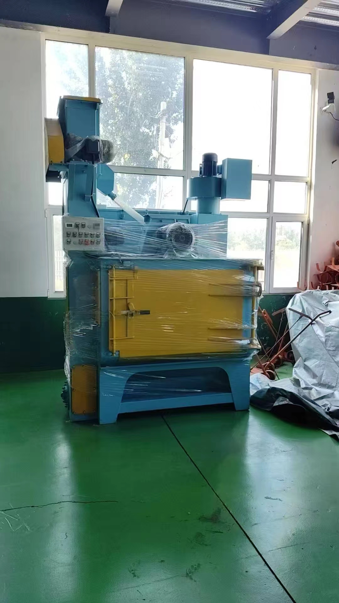 滚筒抛丸机3d工作原理_厂家供应滚筒抛丸机_滚筒式抛丸机