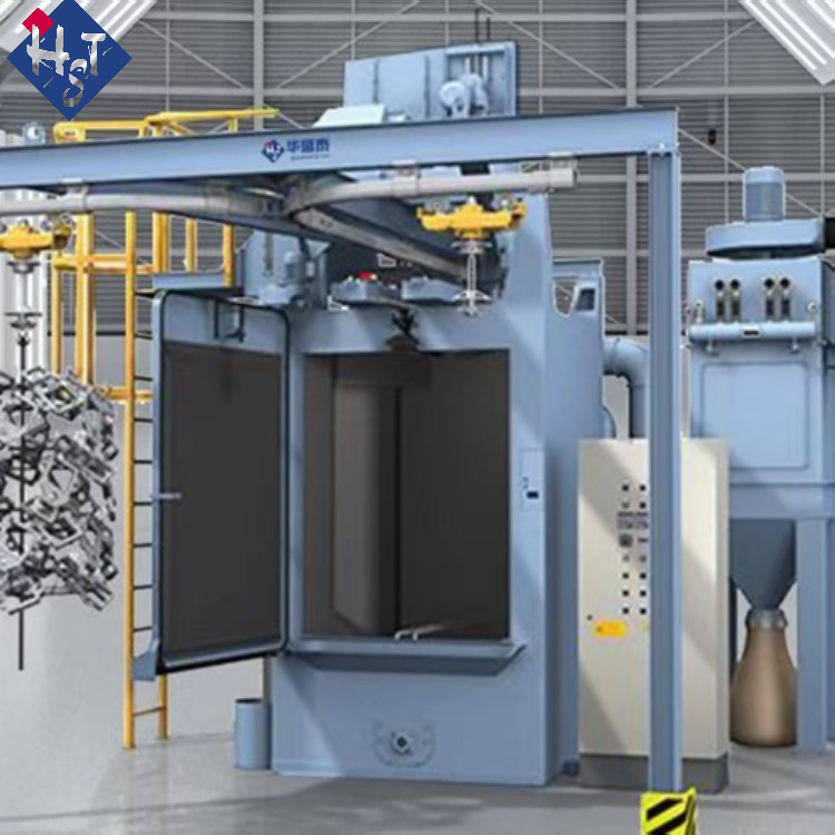 履带抛丸机工作流程_履带抛丸机视频_连续履带通过抛丸打砂机